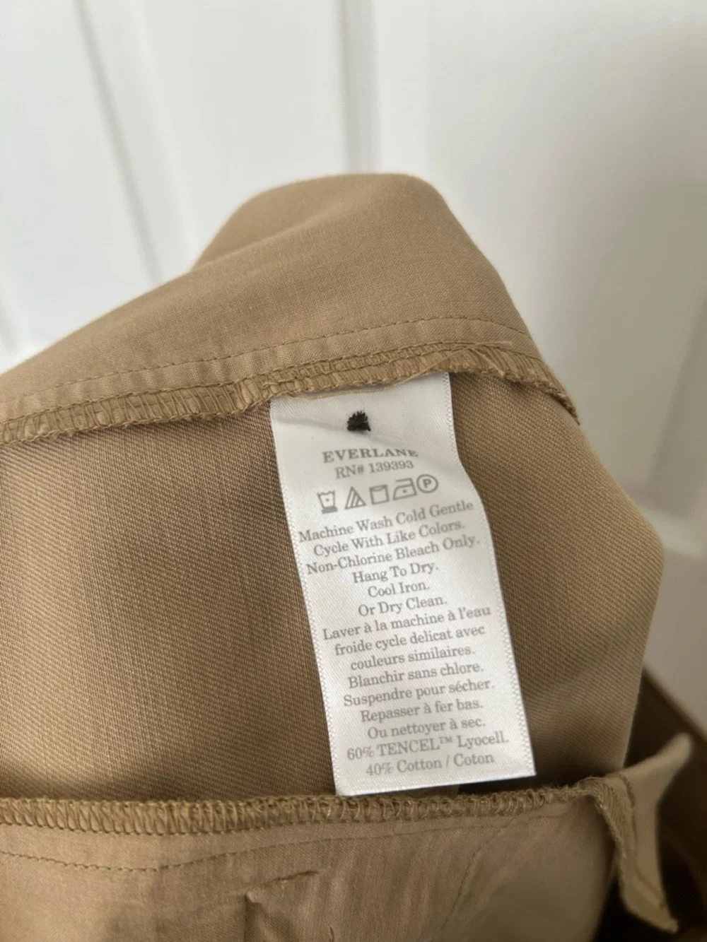 Everlane The Tencel Way-High Taper Pant - Picture 10 of 11